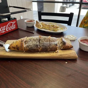 Folded Calzone!  Yum!