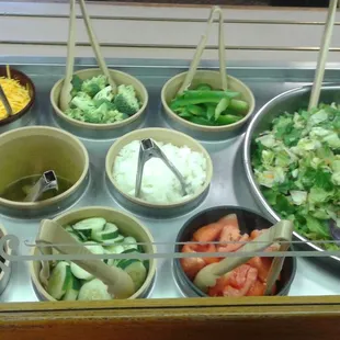 a salad bar