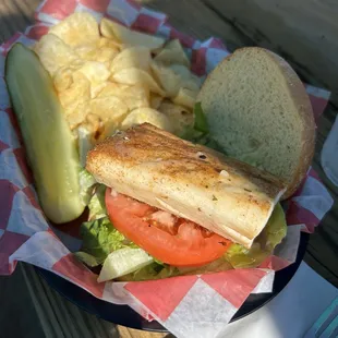 Mahi Sandwich