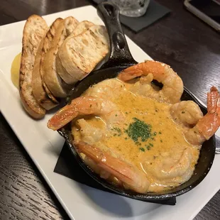Shrimp Scampi Skillet