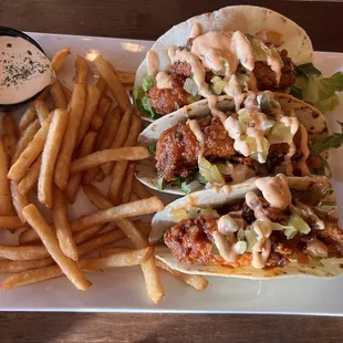 Nashville Hot Chicken Tacos