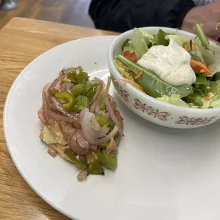 Can't remember what it was :( chicken blue with side salad