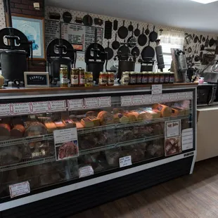 the inside of the store