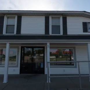 the front of the store