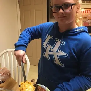 Dinner with Delaney food