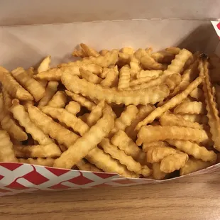 Large fries!