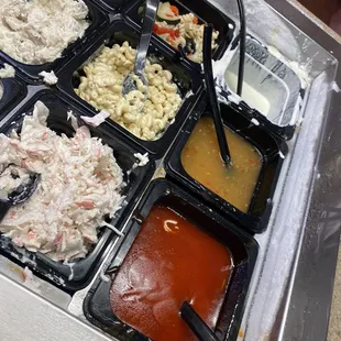 interior, salads