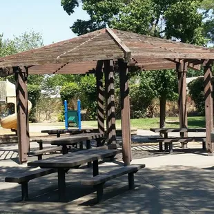 Shaded picnic &amp; BBQ's area