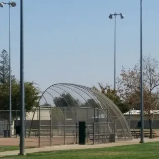 2 lighted baseball/ softball diamonds