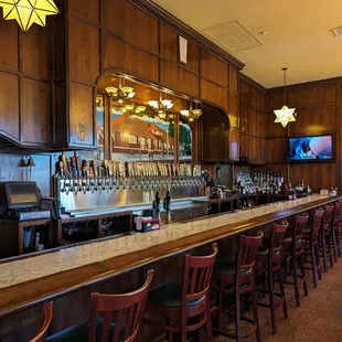 the bar and seating