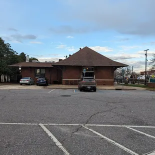 outside