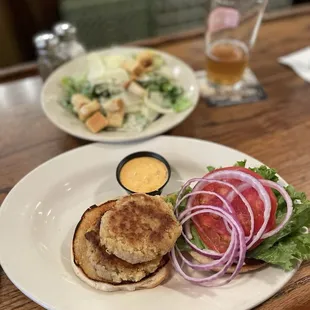 Shem crab cake sandwich