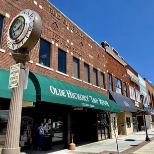 the outside of the building