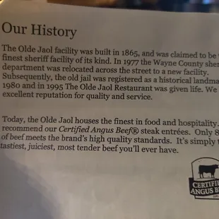 the history of the olde jaol factory