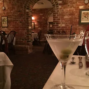 Dining in the prison downstairs