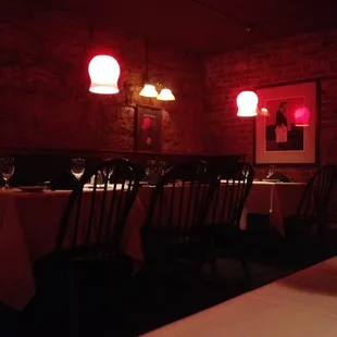 The fine dinning area.