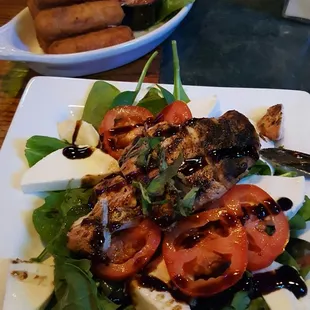 Chicken Caprese salad!