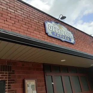 the front of the building