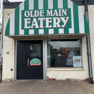 Back door to restaurant