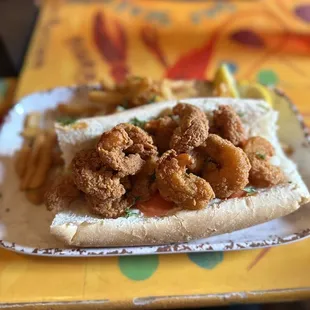 Fried Shrimp Po - Boy