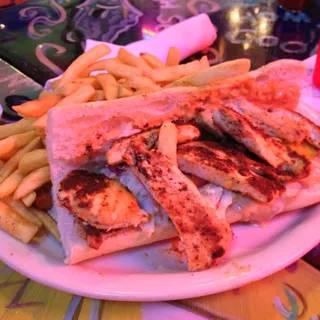 Blackened Chicken Po-Boy