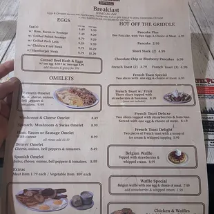 7/13/23 breakfast menu