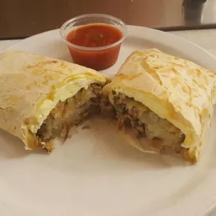 OUR NEW BREAKFAST BURRITOS!