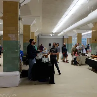 As of today, 10/5, the winter Farmer&apos;s Market has begun (inside) across the street (Above the brewery).