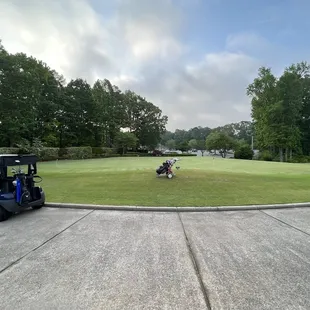 putting practice area