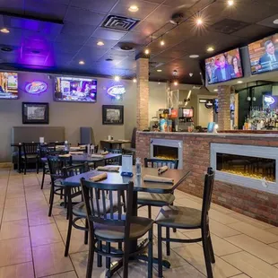 the interior of the olde tavern