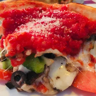 5 veggie deep dish