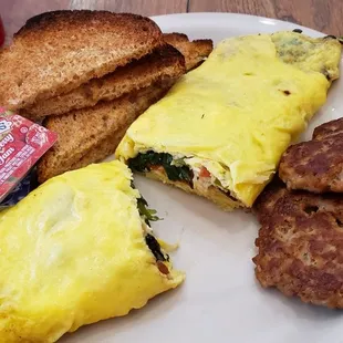 Veggie omelet