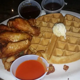Chicken and Waffles Platter
