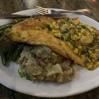 Pecan Crusted Trout Platter