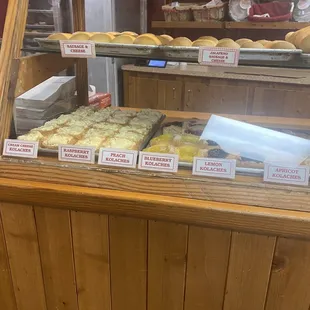 variety of Kolaches