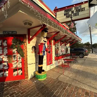 the front of the store