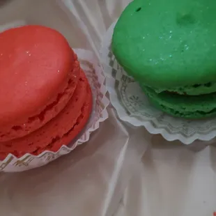 macaron chocolate and mint