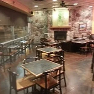 Enjoy a meal with friends and family in our dining room.