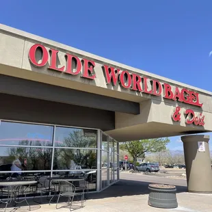 Outside