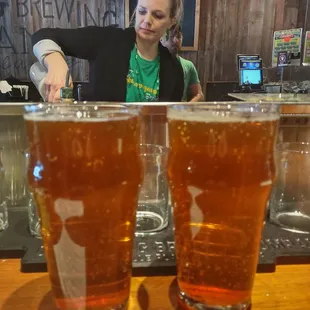 pints of  half &amp; half.... Hefe Raspberry &amp; Peanut Butter Honey Sammich