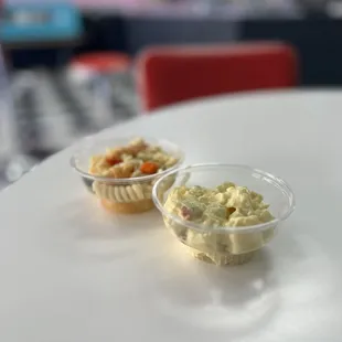 Potato Salad and Pasta Salad
