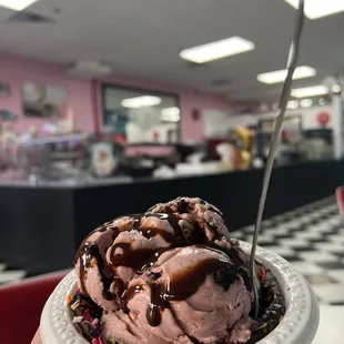 Black cherry ice cream