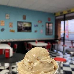 Salted caramel ice cream