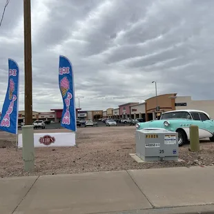 Now open - Street display