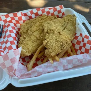 My recommendation: pass on the fish basket. I'm sure the burgers are the spotlight.