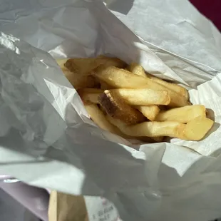 Fries, we ordered Tots