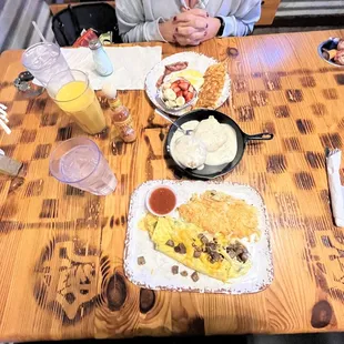 Amazing omelette and amazing service