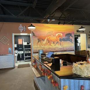 sushi and sashimi, interior