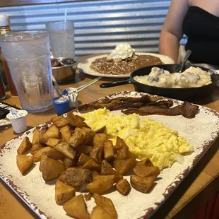 This is a breakfast plate.