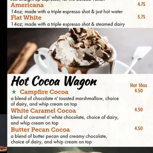 the menu on the iphone